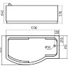 АКРИЛОВАЯ ВАННА GEMY G9010 B R 173-83 АКРИЛОВАЯ ВАННА GEMY G9010 B R 173-83