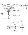 GROHE Eurodisc Cosmopolitan Смеситель для кухни стандартный 33770002 GROHE Eurodisc Cosmopolitan Смеситель для кухни стандартный 33770002
