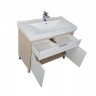 Тумба с раковиной Aquanet Гретта 100 светлый дуб