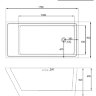 АКРИЛОВАЯ ВАННА GEMY G9208 отдельностоящая