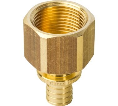 STOUT Переходник с внутренней резьбой 16xG 3/4" для труб из сшитого полиэтилена аксиальный