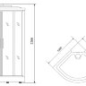 ДУШЕВАЯ КАБИНА TIMO T-1101 100-100