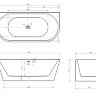АКРИЛОВАЯ ВАННА GEMY G9216 170-80
