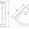 ДУШЕВАЯ КАБИНА TIMO T-7701 100-100-225