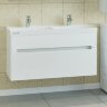 Тумба подвесная Лондон 100 с умывальником с двойной чашей Юпитер 100 Тумба подвесная Лондон 100 с умывальником с двойной чашей Юпитер 100