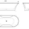 АКРИЛОВАЯ ВАННА GEMY G9228 169-80
