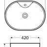Раковина Belbagno накладная BB2193 Раковина Belbagno накладная BB2193