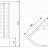 ДУШЕВАЯ КАБИНА TIMO T-7780 80-80-220