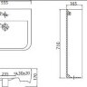 Раковина Belbagno FLAY BB0115L
