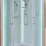 Душевая полукруглая кабина ESBANO-L110CR с LED освещением