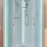Душевая полукруглая кабина ESBANO-L110CR с LED освещением