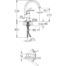 GROHE Eurosmart New Смеситель для кухни стандартный 33202DC2 GROHE Eurosmart New Смеситель для кухни стандартный 33202DC2